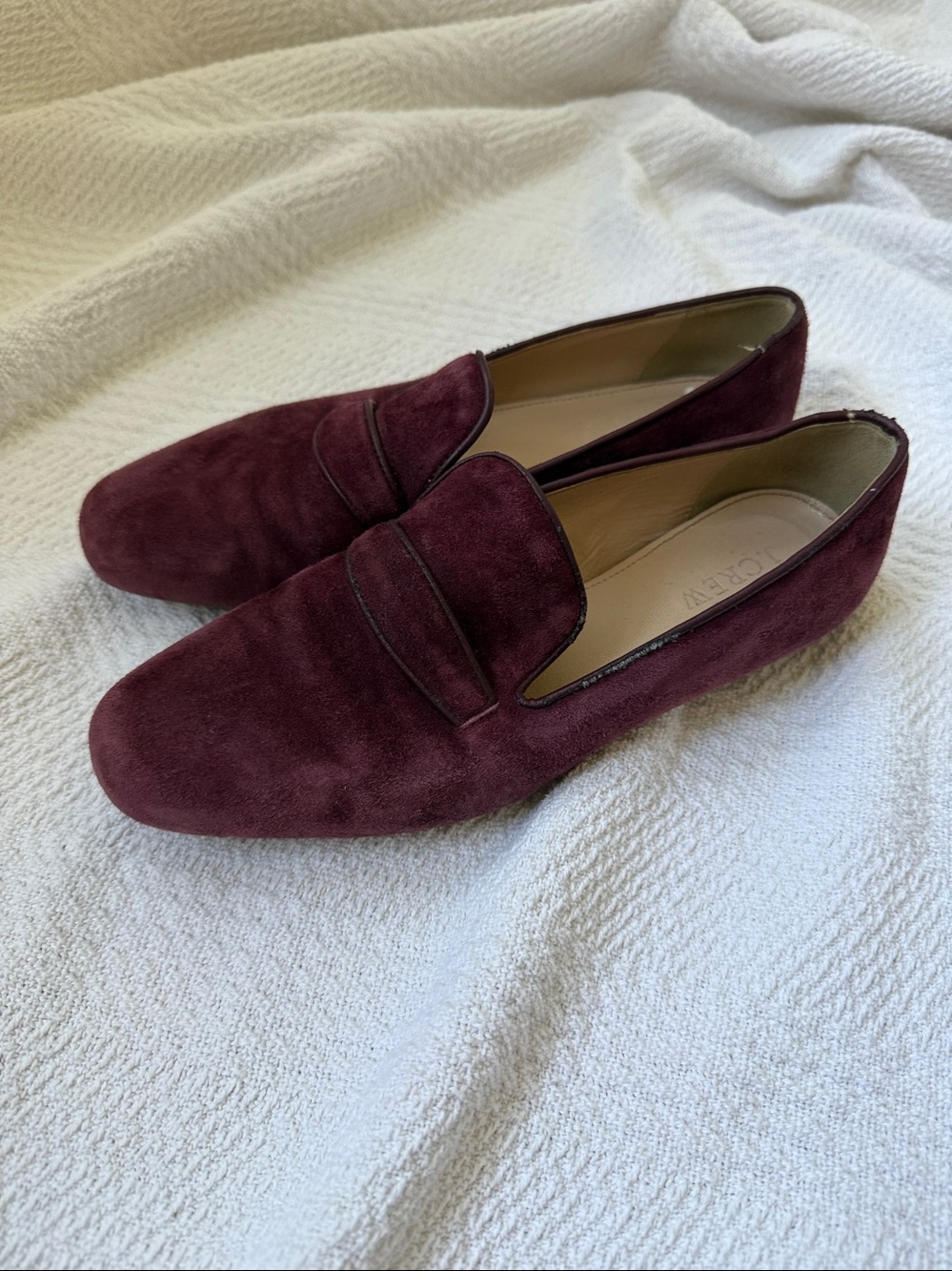 J. Crew | Burgundy Suede Loafer